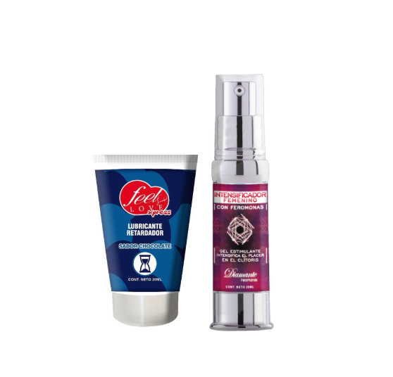 Intensificador Femenino C/Feromonas - Retardador Masculino - Más Sensibilidad y Experiencia Prolongada